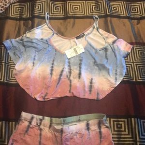 2 piece tie dye set!